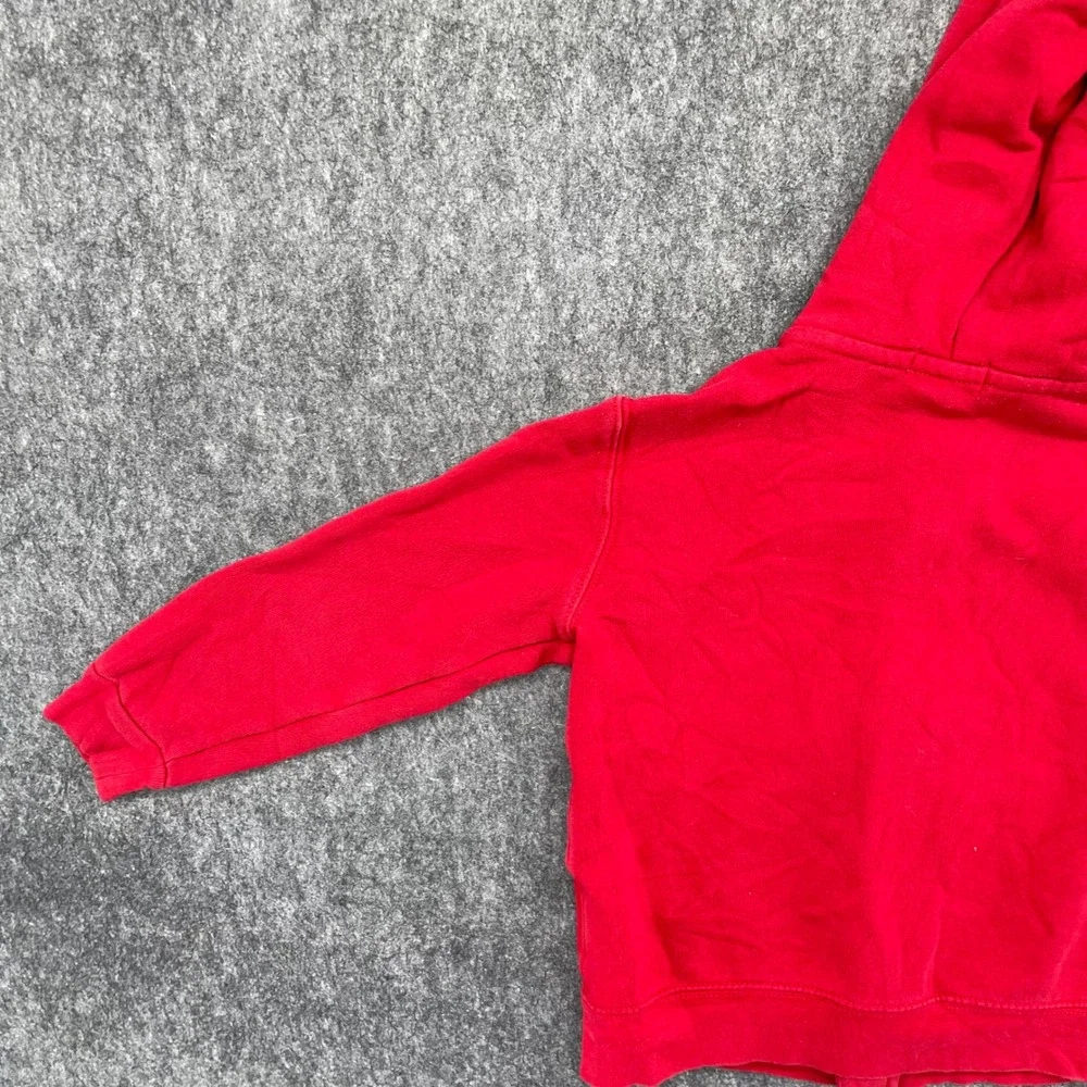 Polo Ralph Lauren Hoodie Boys Red Zip and Gray Joggers Tracksuit Set Size 6